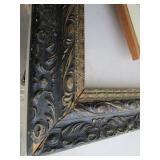 Water Color, Hand Stitched, Vintage Frame