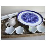 Tray, Cakestand, Ceramics, Teapot