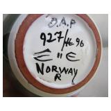 Norway Vase, Limoges Plates