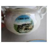 Souvenir Plates, Wall Pocket, Dragonware
