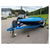 1987 Eliminator Go Fast Boat Hull and Trailer