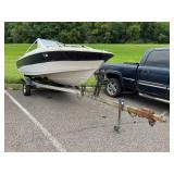 1985 17ft Larson Boat and Trailer