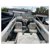 1985 17ft Larson Boat and Trailer