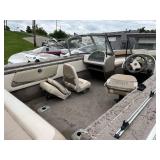 2005 Monark King Fisher 175 Aluminum Fishing Boat and Trailer