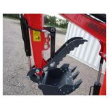 AGT Industrial QK18K-C Mini Excavator w/ Hydraulic Thumb & Side Swing Boom Kubota Diesel Engine
