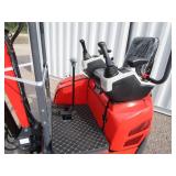 AGT Industrial QK18K-C Mini Excavator w/ Hydraulic Thumb & Side Swing Boom Kubota Diesel Engine