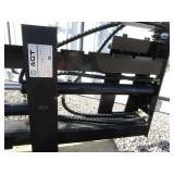 AGT Industrial Hydraulic Adjustable 48" Skid Steer Pallet Forks