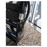 AGT Industrial Hydraulic Adjustable 48" Skid Steer Pallet Forks