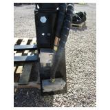 AGT Industrial Hydraulic Adjustable 48" Skid Steer Pallet Forks