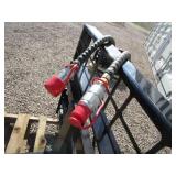 AGT Industrial Hydraulic Adjustable 48" Skid Steer Pallet Forks