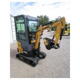 AGT Industrial H13R Mini Excavator w/Enclosed Cab