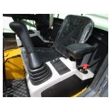 AGT Industrial QK18RXS-C Mini Excavator w/Hydraulic Thumb & Side Swing Boom, Enclosed Cab w/AC