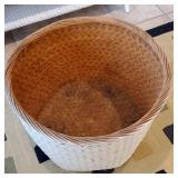 Wicker Lloyd Loom Coffee Table with Two Side Tables and Wicker Planter