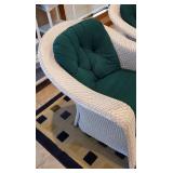 Lloyd Loom Wicker Rocker and Chair