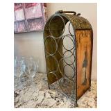 Wine Lot Glasses Rack and Decor