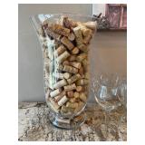 Wine Lot Glasses Rack and Decor