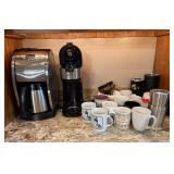 Coffee Time LOT Cuisinart 12-Cup Coffee Maker, Sboly One Cup, 18 Coffee Cups, Filters