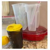 Large LOT of Storage Containers, Cake Carrier, Pie Carrier