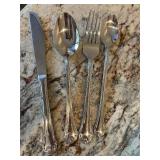 Eighty-Seven Piece Libby Flatware Set