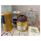 Twelve Piece LOT - Candle and Faux floral Decor