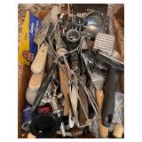 LOT - Kitchen Utensils and White Dishes