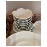 LOT - Kitchen Utensils and White Dishes