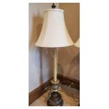 Two Matching Lamps w/Decor