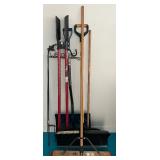 Post Hole Digger, Shovel and gardening lot
