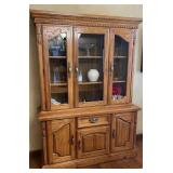 Cochrane Hutch Two Piece Lighted