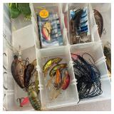 Fishing Tackle LOT - Rapala, Matzuo, DareDevle, 3 Plastic Organizers