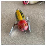 Vintage Fishing Tackle - Fred Arbogast, Heddon, Mel Tillis Stutterbug, Bazuka Hard 8
