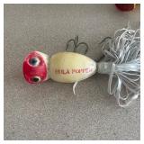 Vintage Fishing Tackle - Fred Arbogast, Heddon, Mel Tillis Stutterbug, Bazuka Hard 8