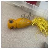 Vintage Fishing Tackle - Fred Arbogast, Heddon, Mel Tillis Stutterbug, Bazuka Hard 8