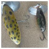 Vintage Fishing Tackle - Fred Arbogast, Heddon, Mel Tillis Stutterbug, Bazuka Hard 8