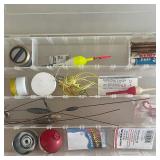 Vintage Fishing Tackle - Fred Arbogast, Heddon, Mel Tillis Stutterbug, Bazuka Hard 8