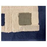 Beige and Blue Area Rug 11