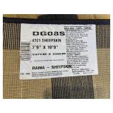 Beige and Blue Area Rug 11