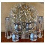 Pair of Lenox Crystal Ovations 8