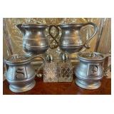Pair of Lenox Crystal Ovations 8