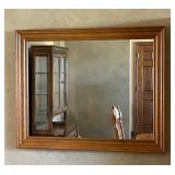 Large Wood Framed Mirror