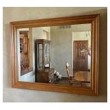 Large Wood Framed Mirror