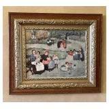 Pablo Picasso Art Print in Antique Frame