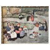 Pablo Picasso Art Print in Antique Frame