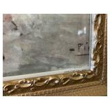 Pablo Picasso Art Print in Antique Frame