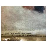 Pablo Picasso Art Print in Antique Frame