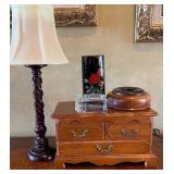 Candle Lamp by Shade of Light and Jewelry Box