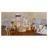 Hans-Agne Jakobsen Swedish Brass Candle Holder and Alain Tremblay Signed Stoneware