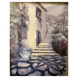 Sunlit Villa II by Atlayn Stevens Framed Artwork