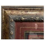 Ornate Framed Sailboat Artwork