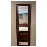 Full Length Beveled Wall Mirror
